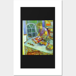 a woman in a room 1925 - Pierre Bonnard Posters and Art